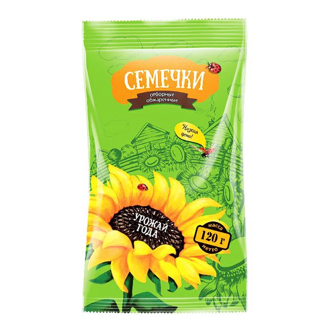 Семечки подсолнечные Урожай года 500 г