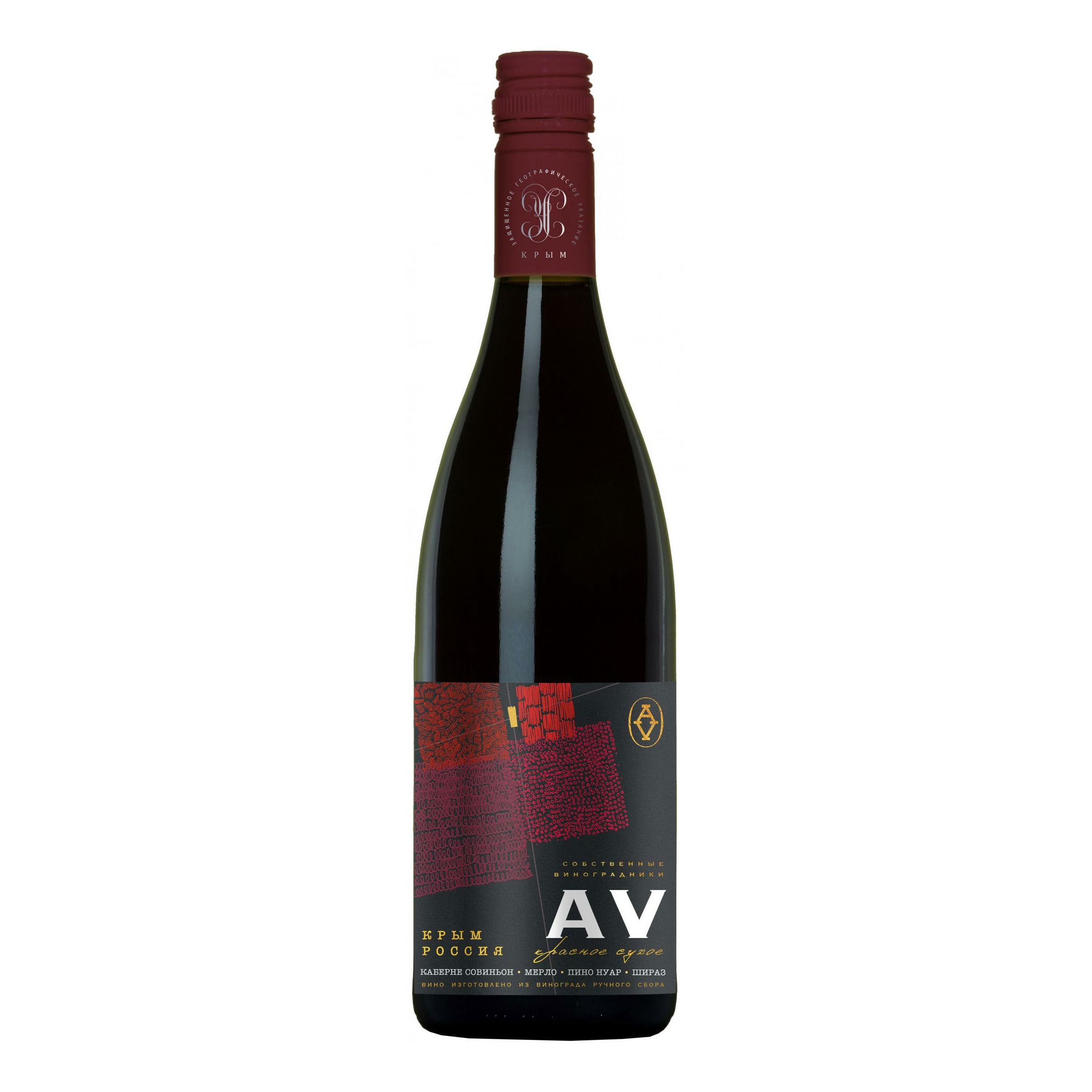 Красное сухое вино Alma Valley Каберне Совиньон 0,75 л