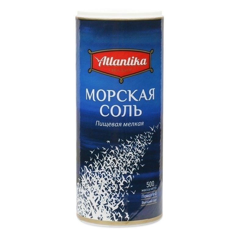Соль морская Атлантика 500 г