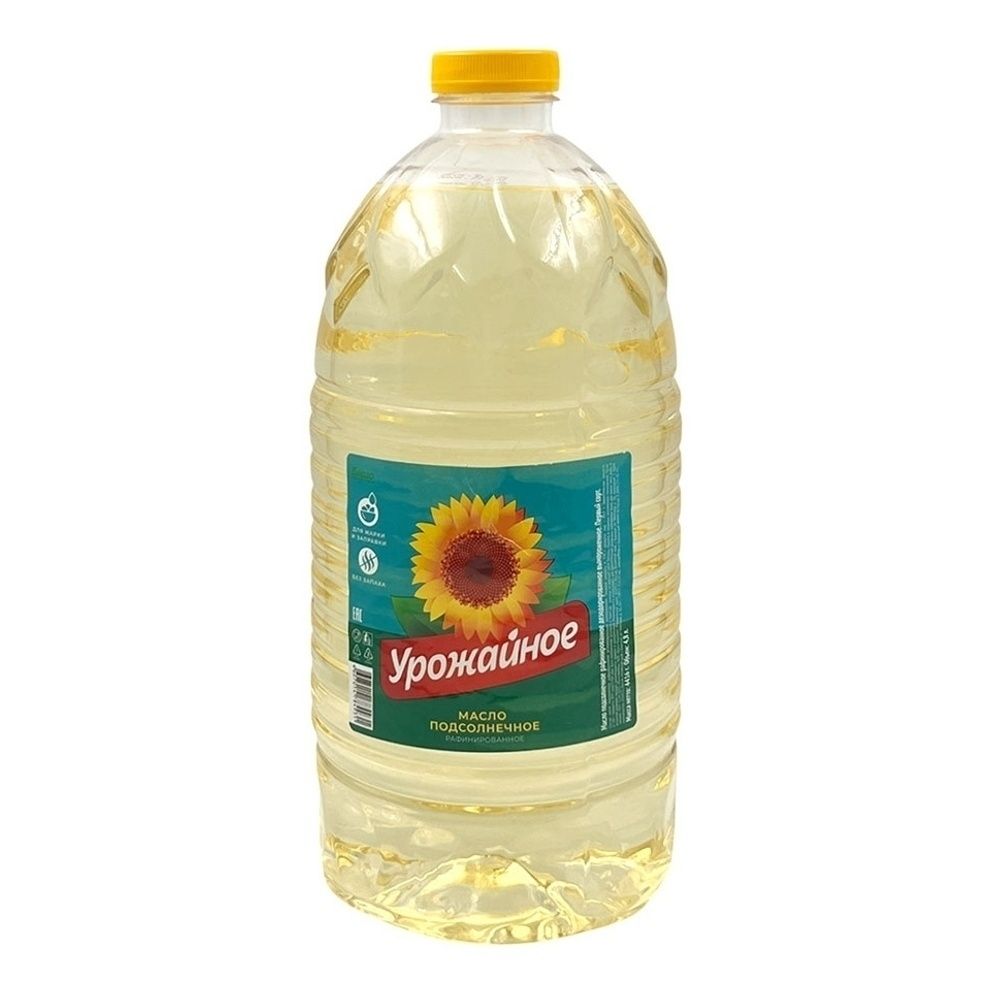 Масло подсолнечное Урожайное 4,8 л