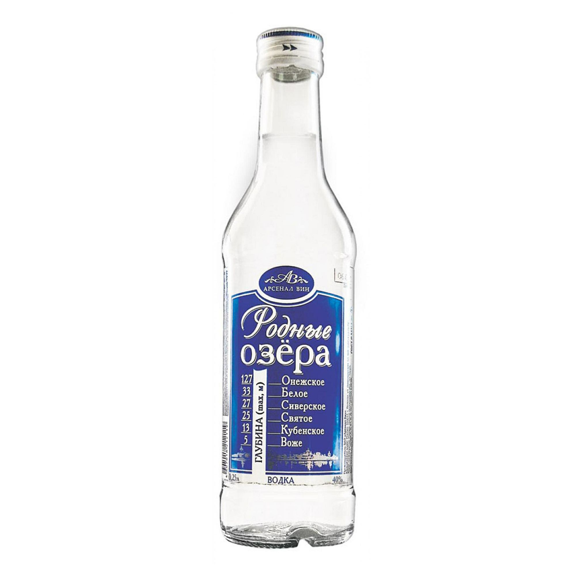 Водка Родные Озера 0,25 л