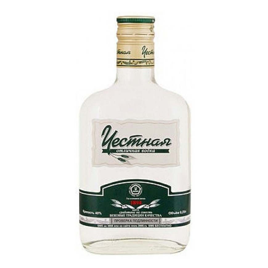 Водка Честная 0,25 л
