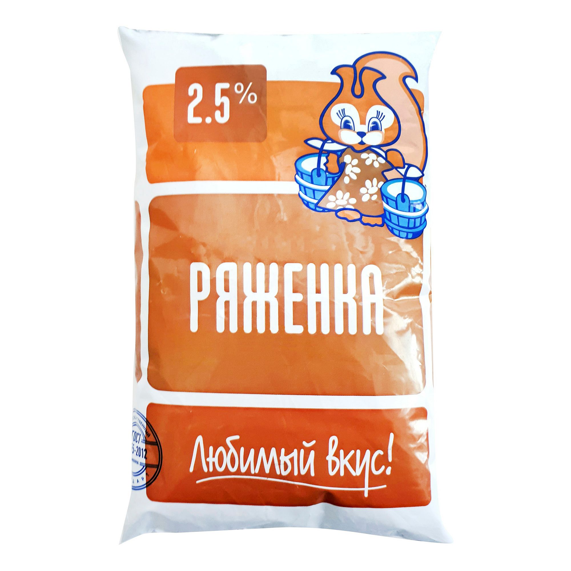Ряженка Любимый вкус 0,9 л
