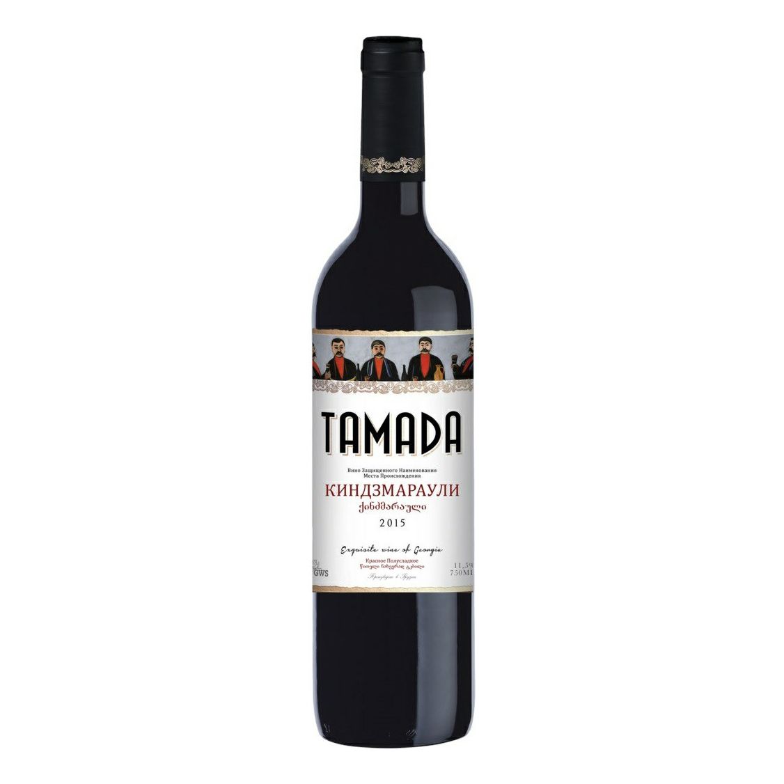Красное полусладкое вино Тамада Киндзмараули 0,75 л