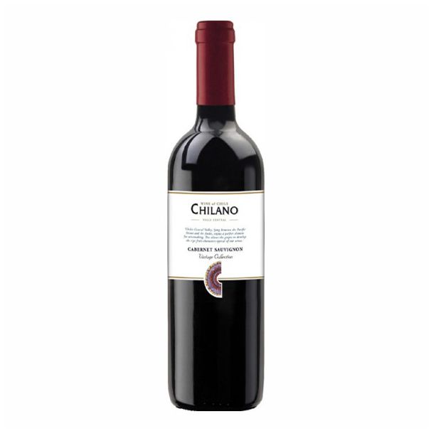 Красное сухое вино Chilano Каберне Совиньон 0,75 л