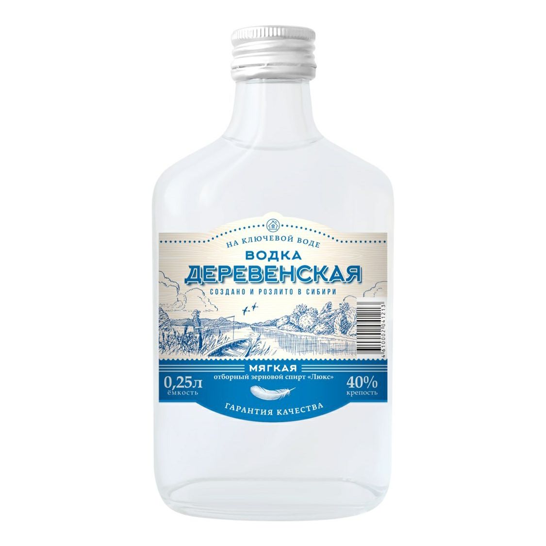 Водка Деревенская 0,25 л
