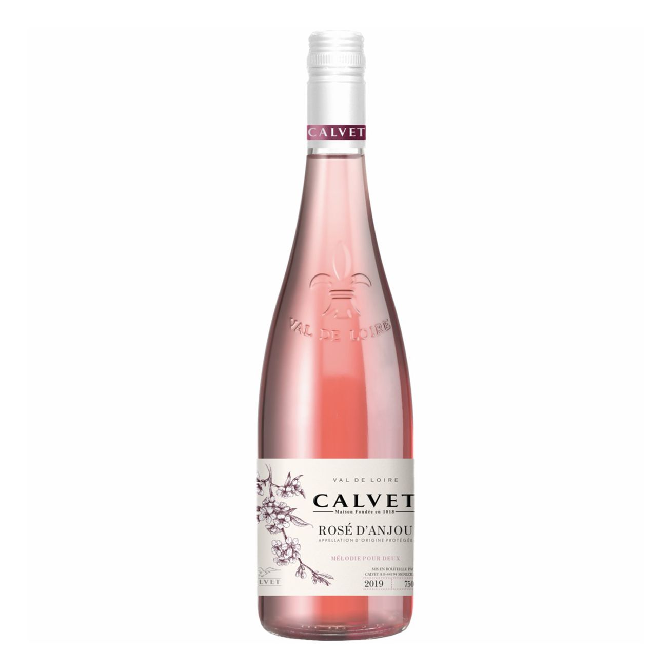 Розовое полусладкое вино Calvet 0,75 л