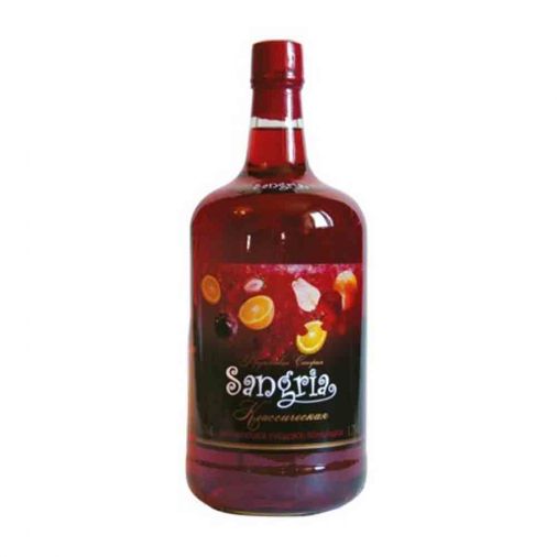 Красное полусладкое вино Sangria 1,75 л