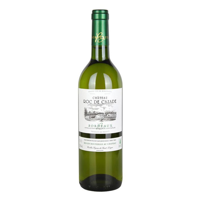 Белое сухое вино Chateau Roc de Cazade 0,75 л