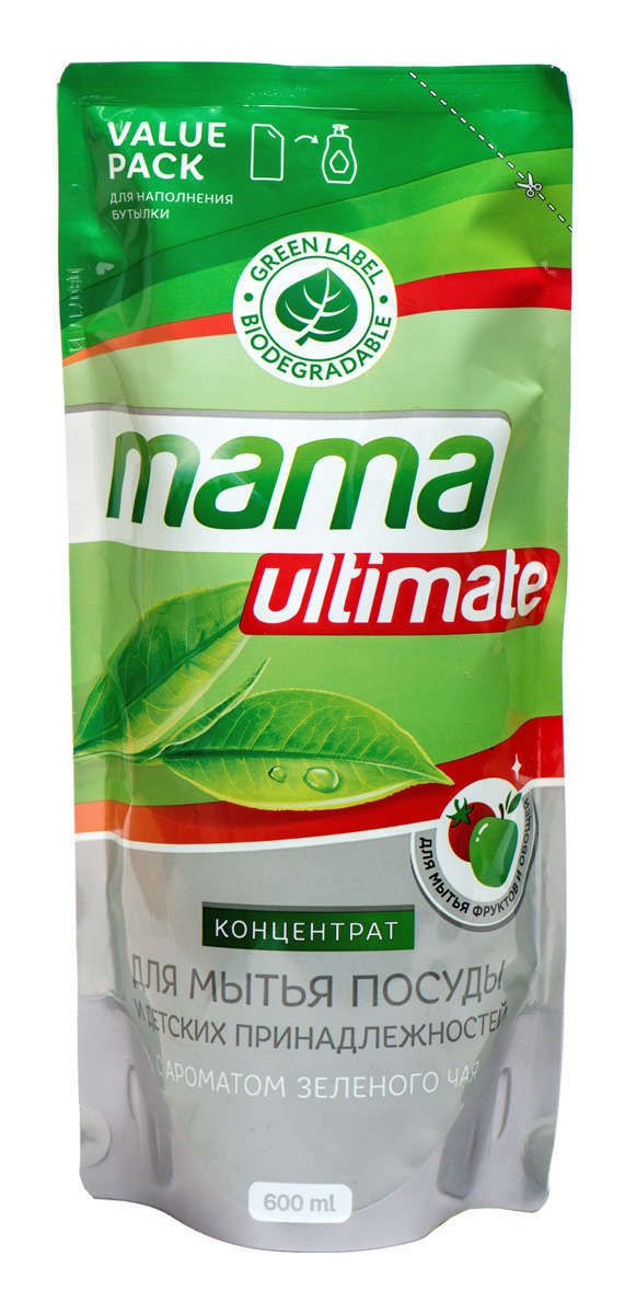 Средство для мытья посуды Mama Ultimate 600 мл