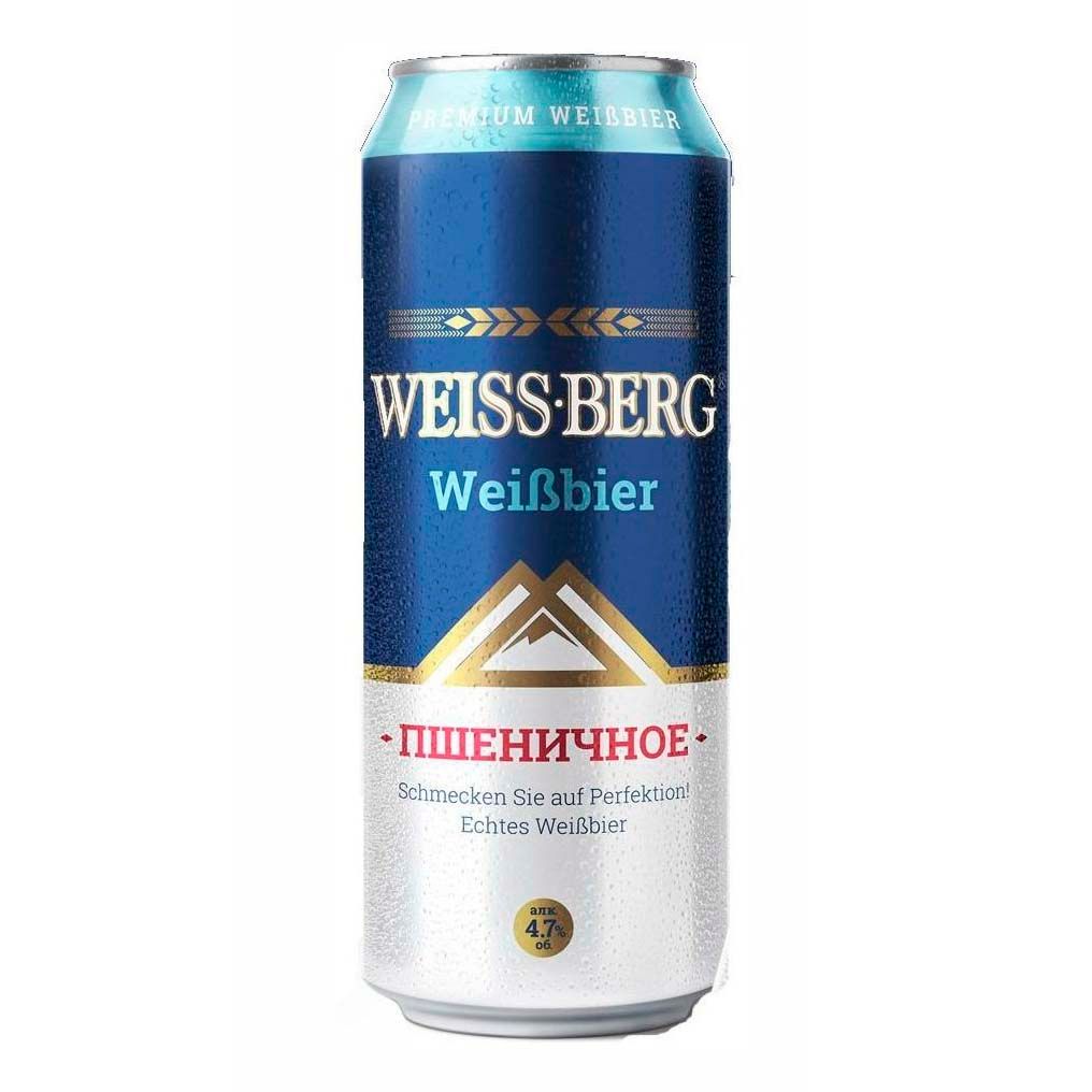 Пиво Weiss Berg пшеничное 0,45 л