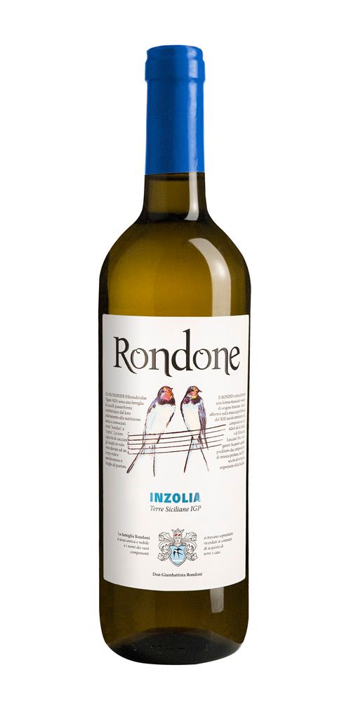 Белое сухое вино Rondone 0,75 л