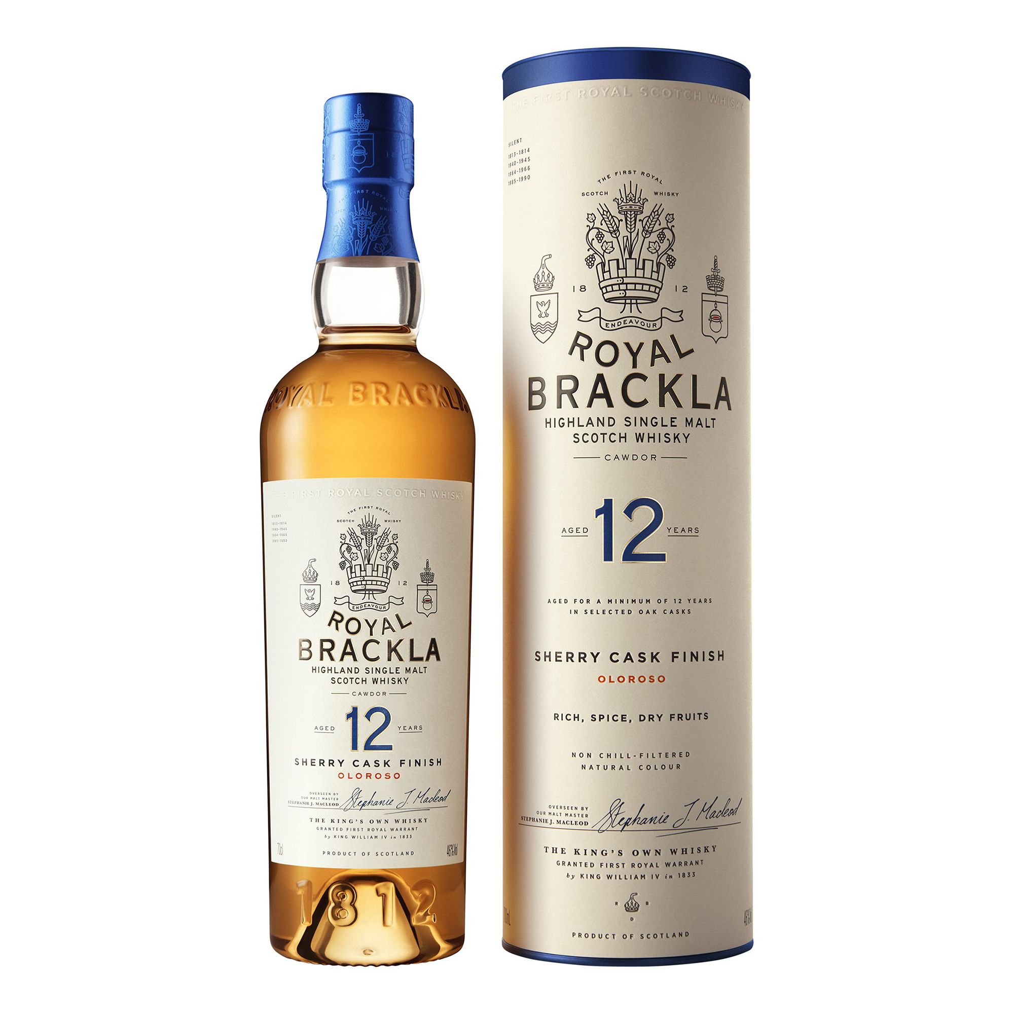 Виски Royal Brackla 12 лет 0,7 л