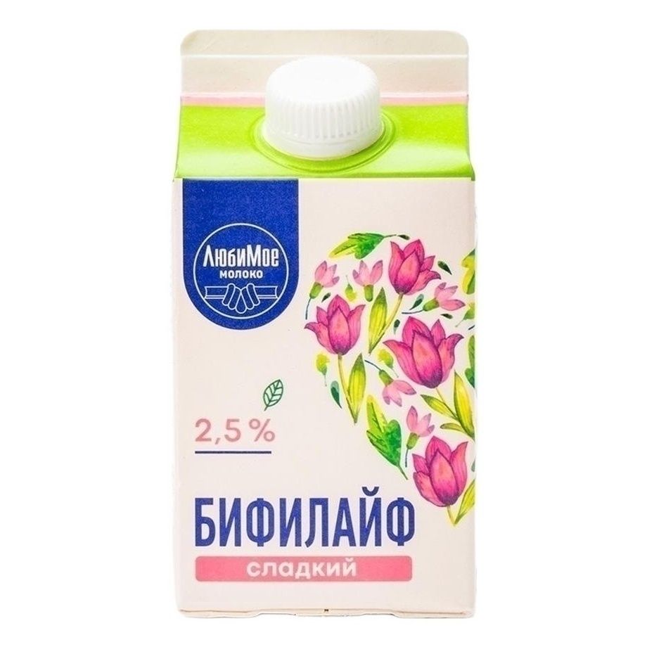 Любимое молоко 0,45 л