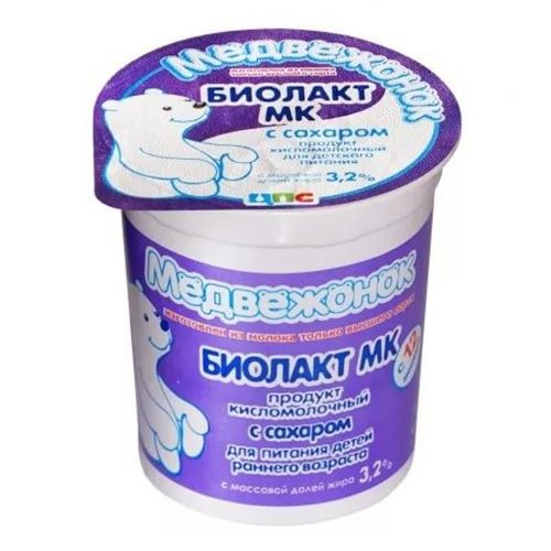 Биолакт Медвежонок 0,18 л