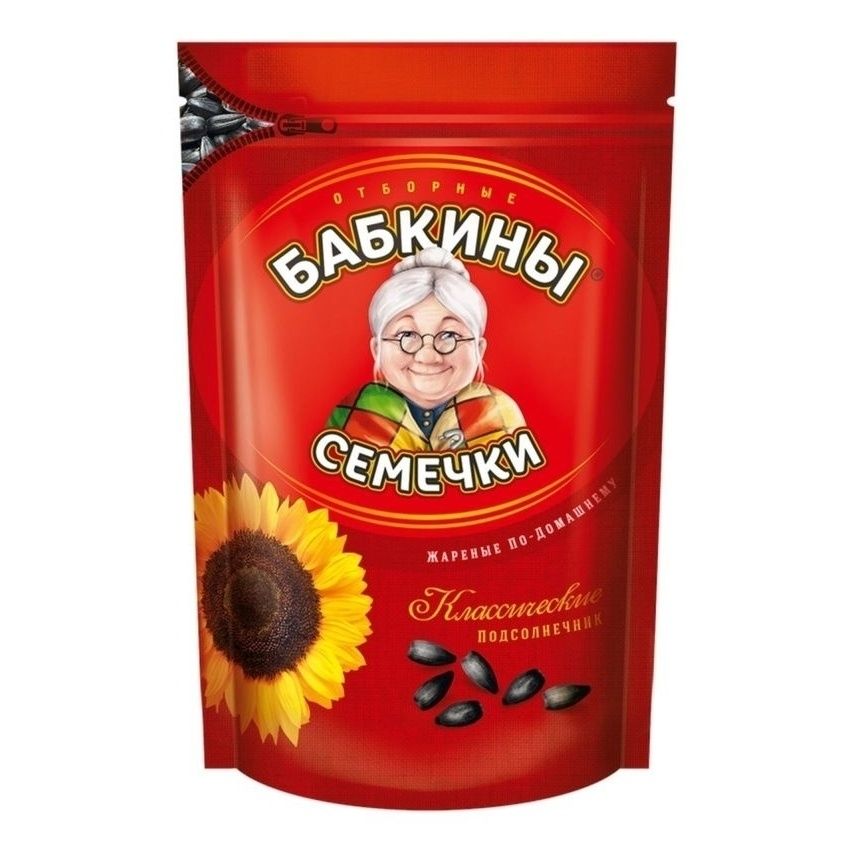 Семечки подсолнечные Бабкины семечки 500 г