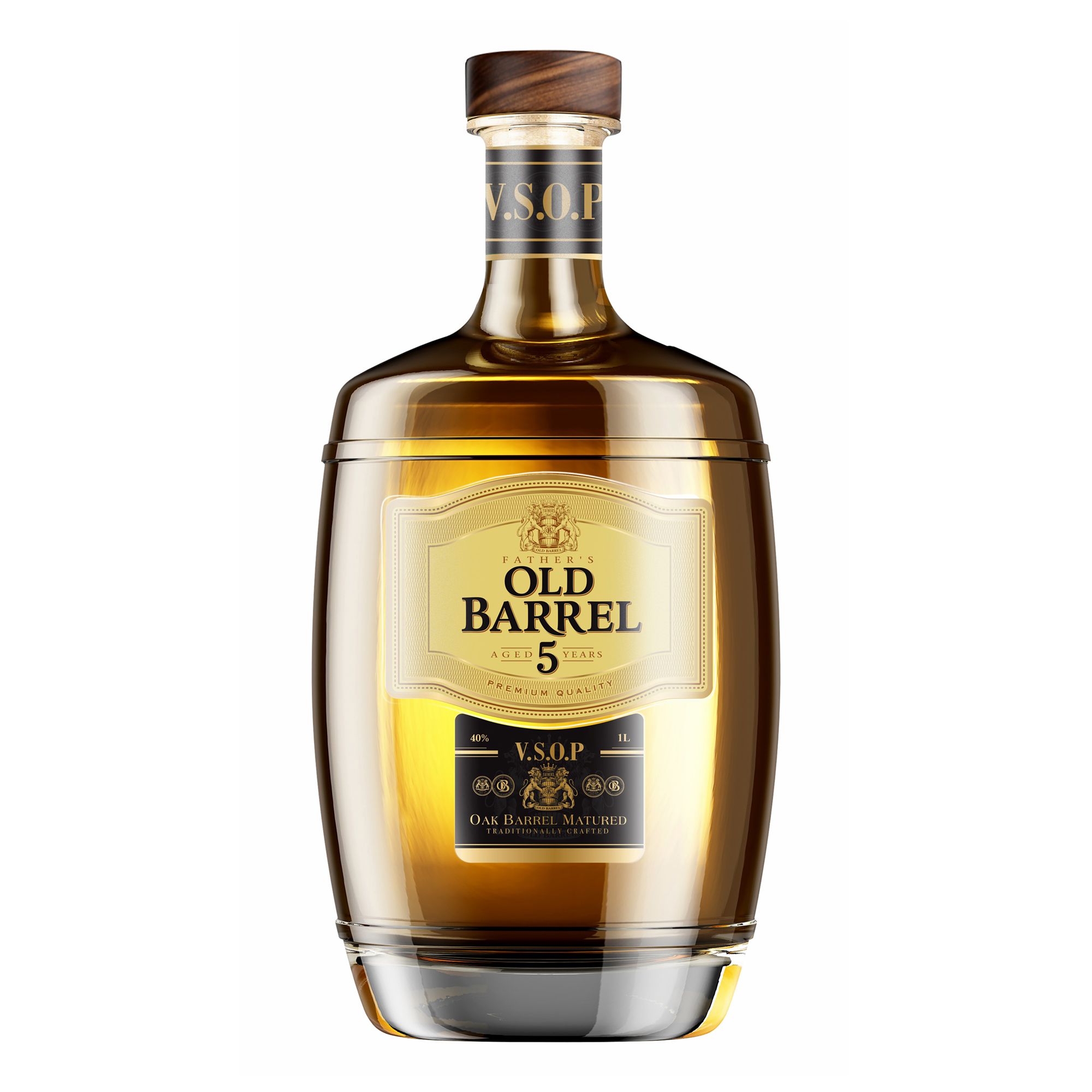Коньяк Fathers Old Barrel 5 лет 1 л