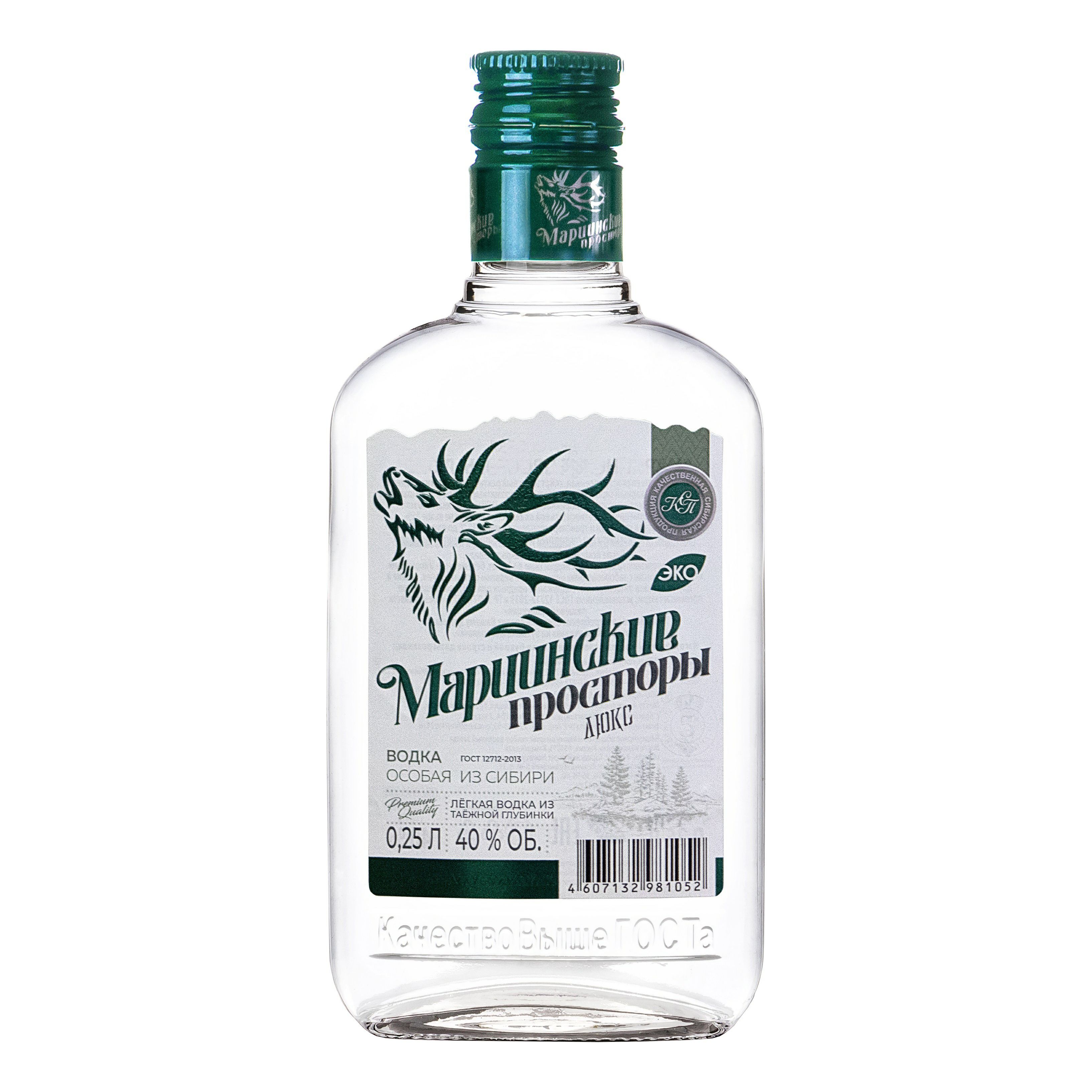 Водка Мариинские Просторы 0,25 л