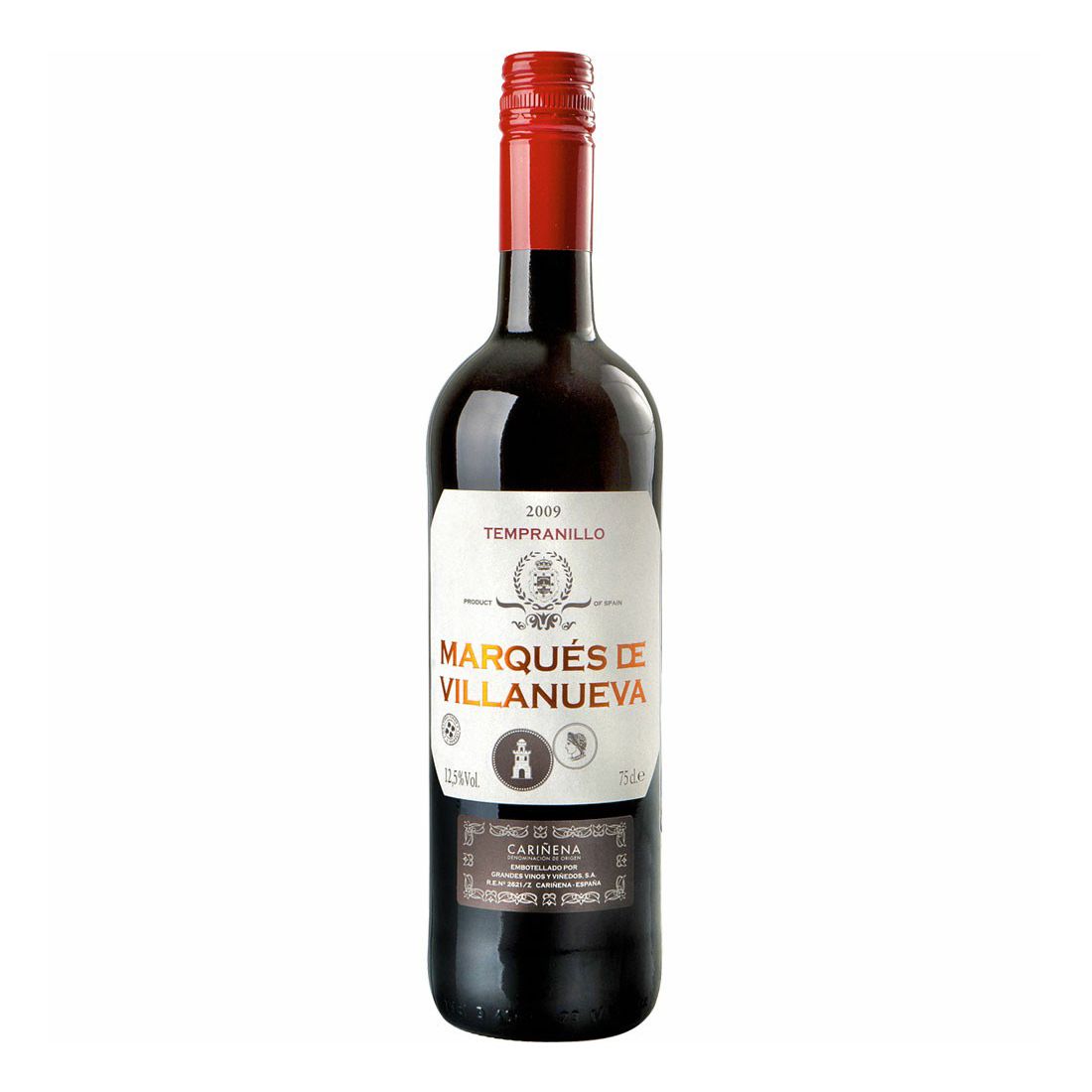 Красное сухое вино Marques de Villanueva 0,75 л