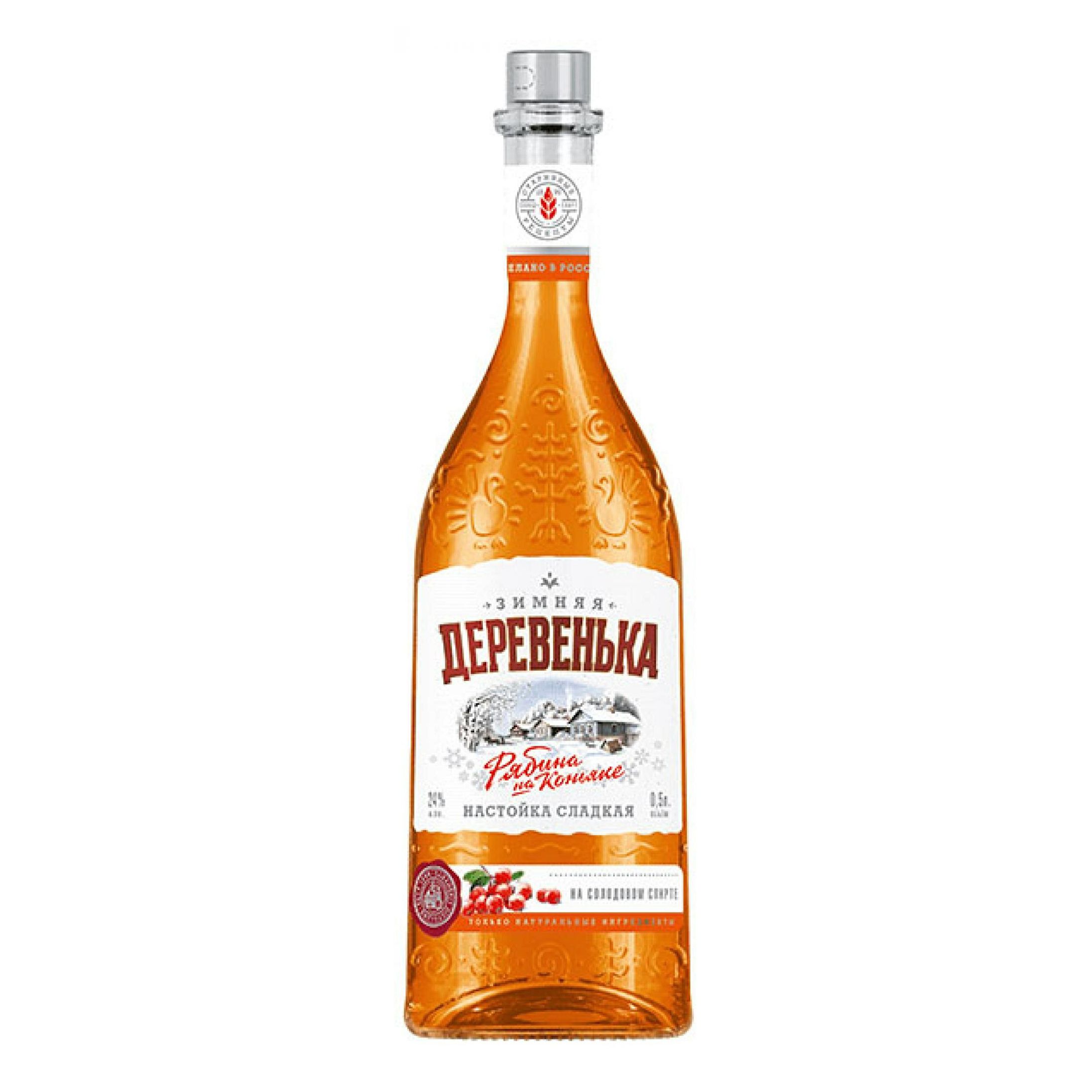 Настойка Деревенька рябина 0,5 л