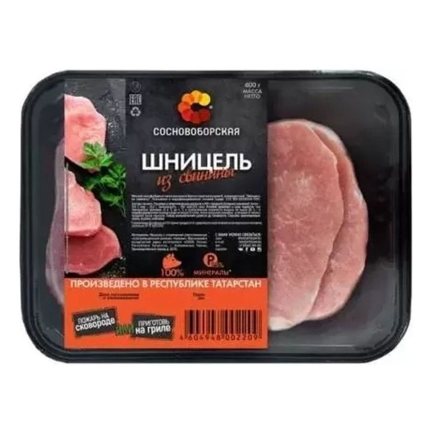 Свинина шницель Сосновоборская 400 г