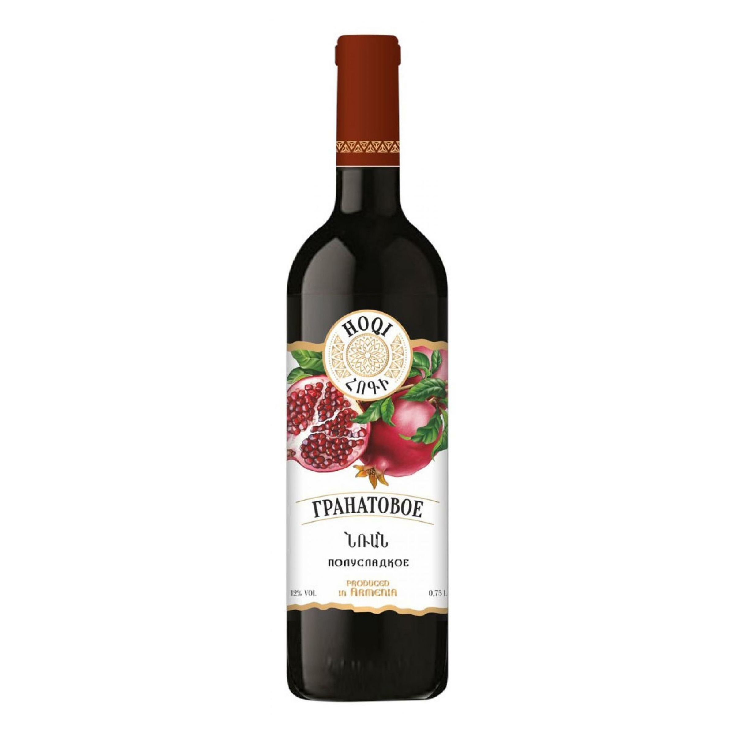 Красное полусладкое вино Armenia 0,75 л