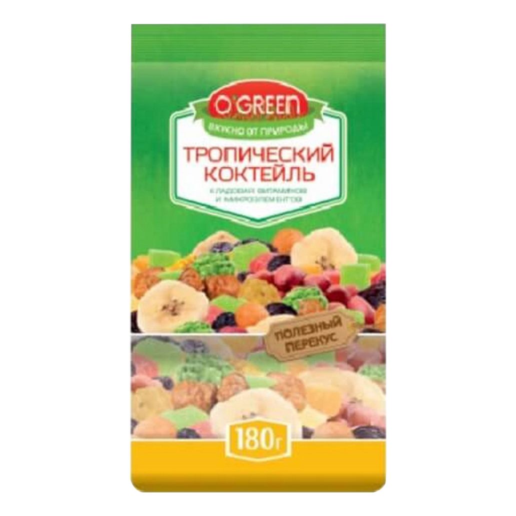 Фруктово-ореховая смесь O'Green 180 г