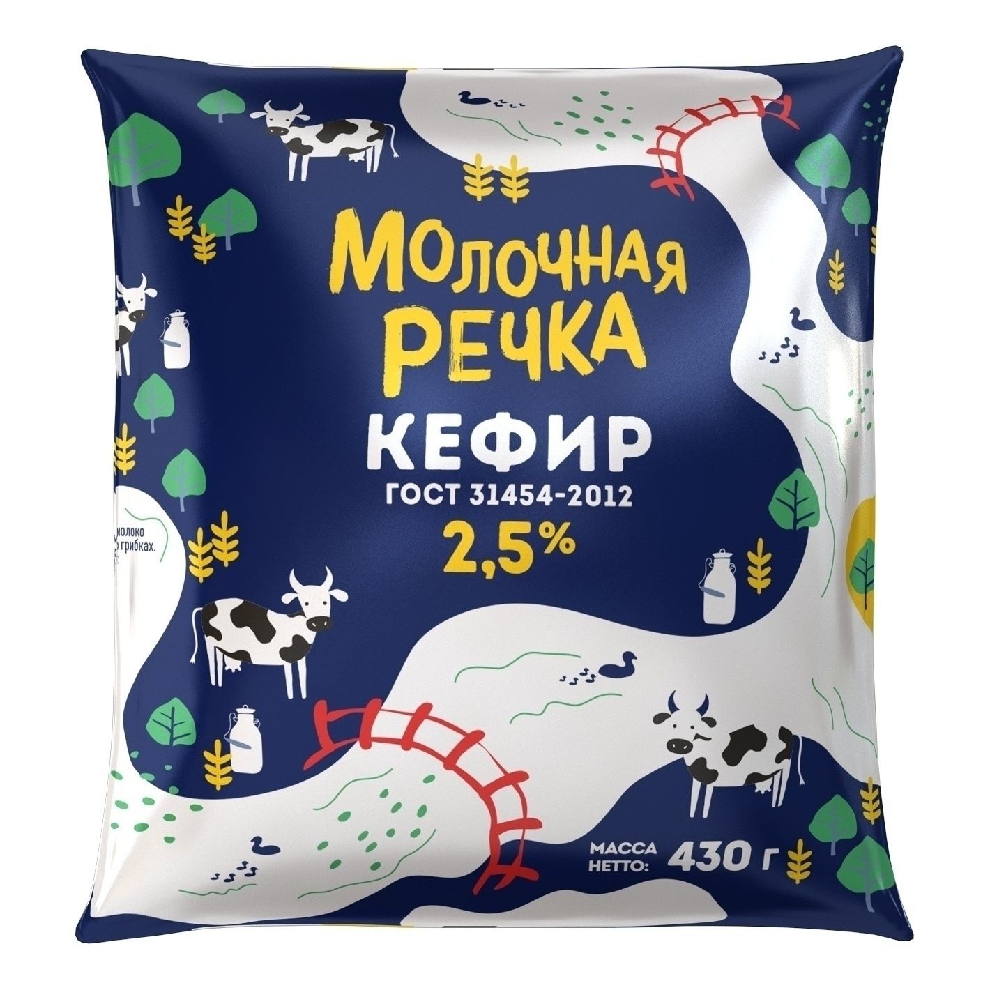 Кефир Молочная Речка 430 мл