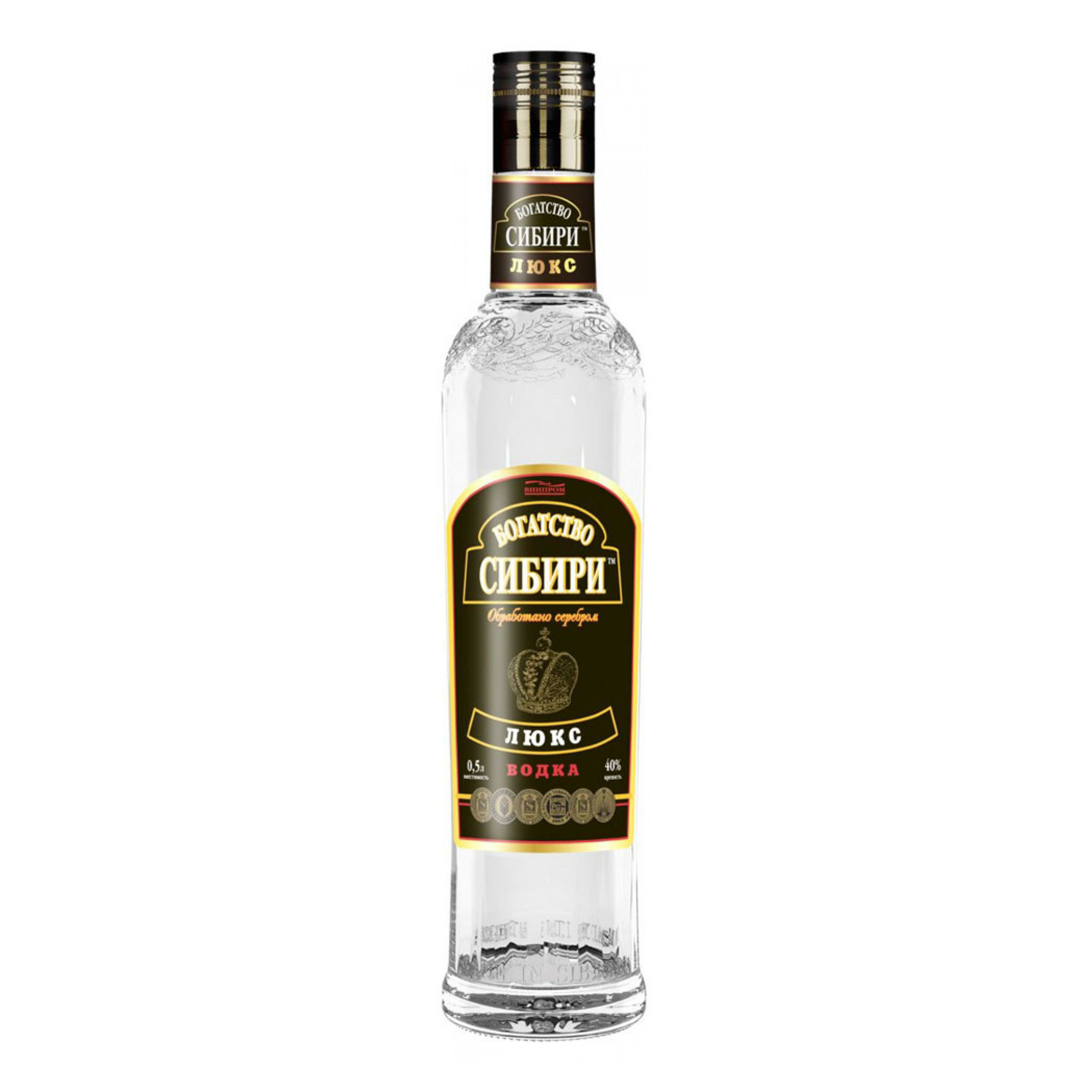 Водка Богатство Сибири 0,5 л