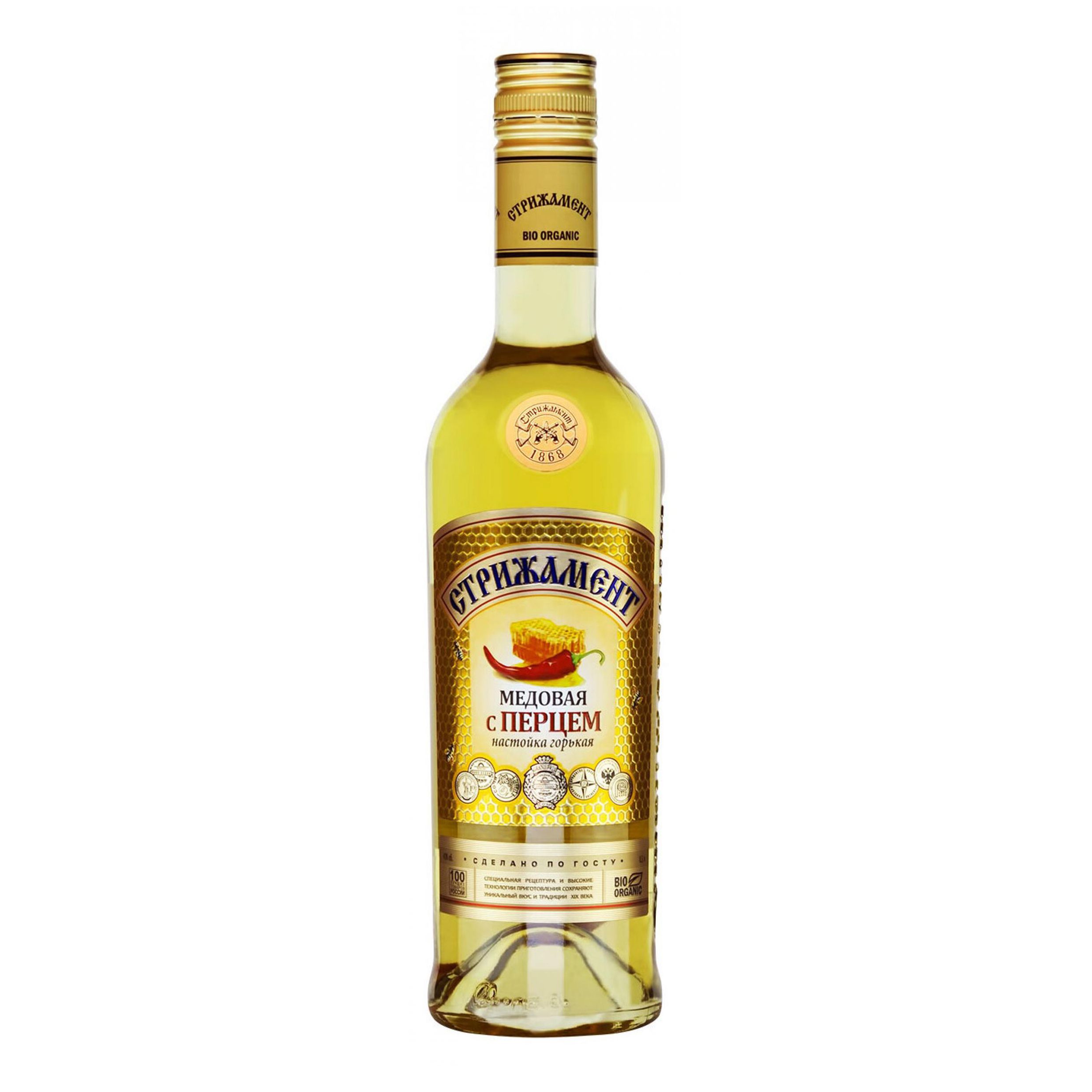 Настойка Стрижамент мед 0,5 л