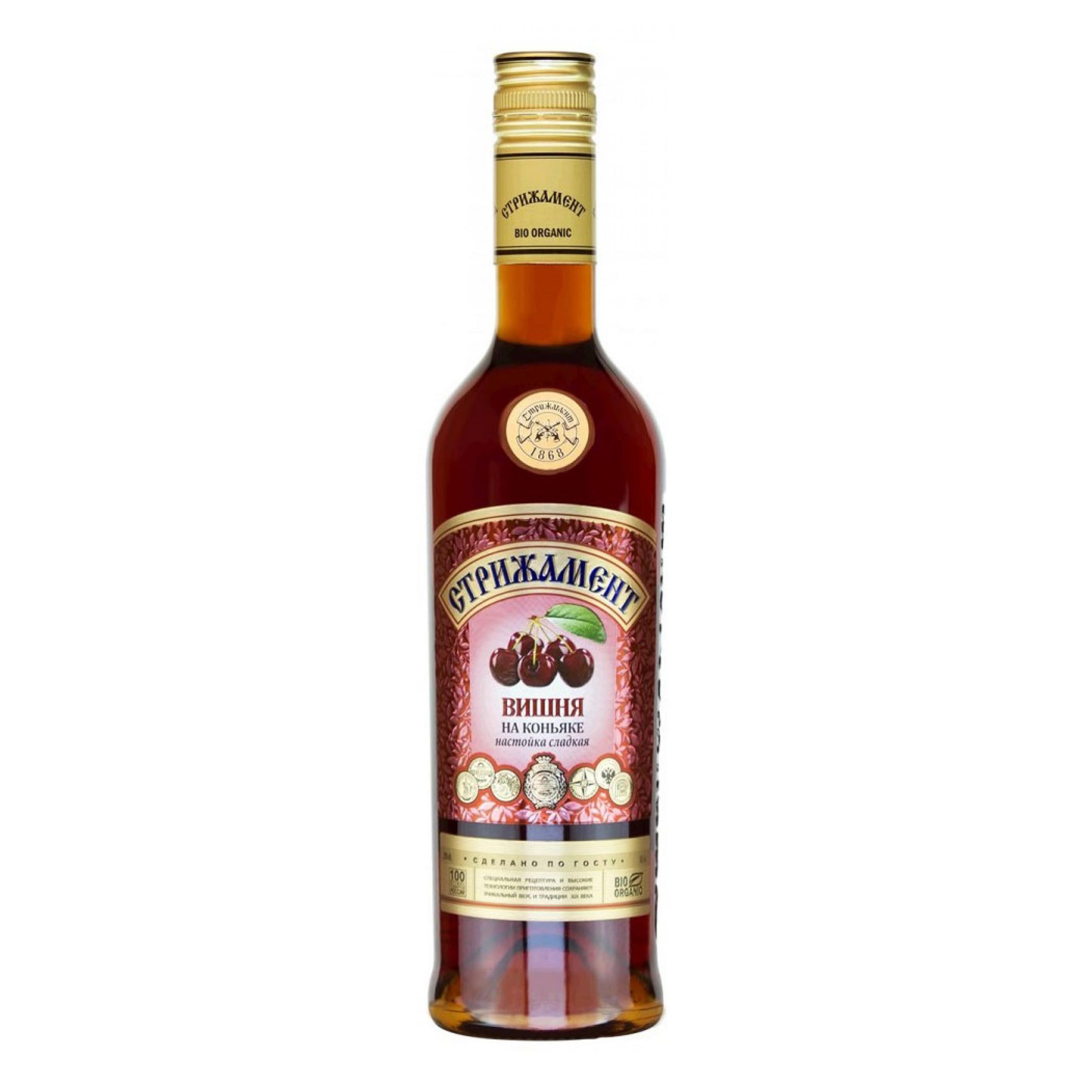 Настойка Стрижамент вишня 0,5 л