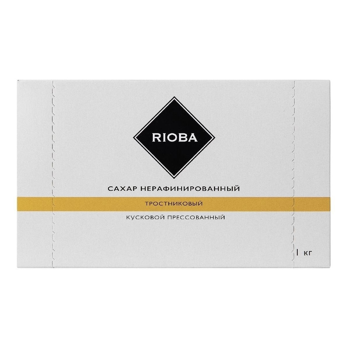 Сахар тростниковый Rioba 1 кг