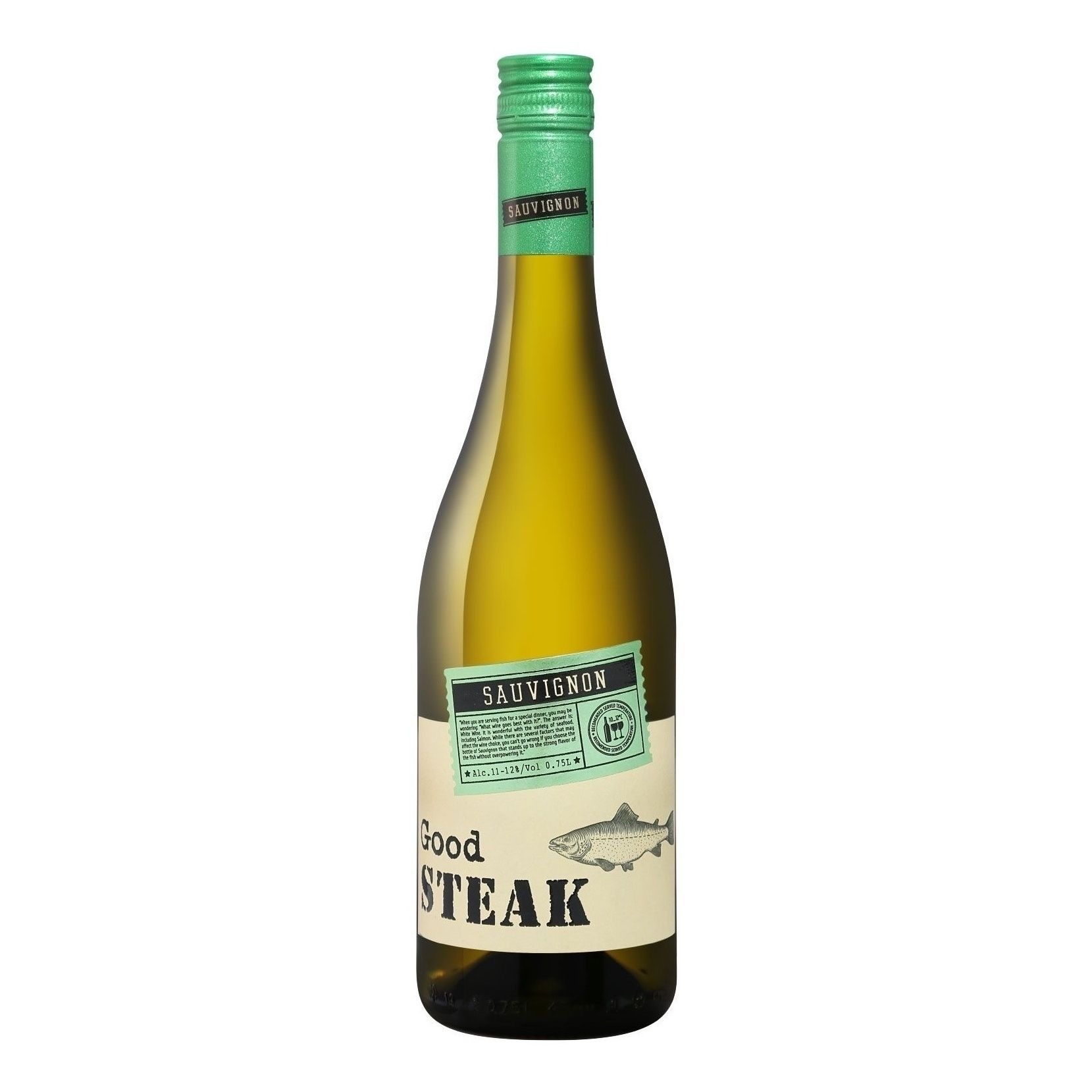 Белое сухое вино Good Steak Совиньон Блан 0,75 л