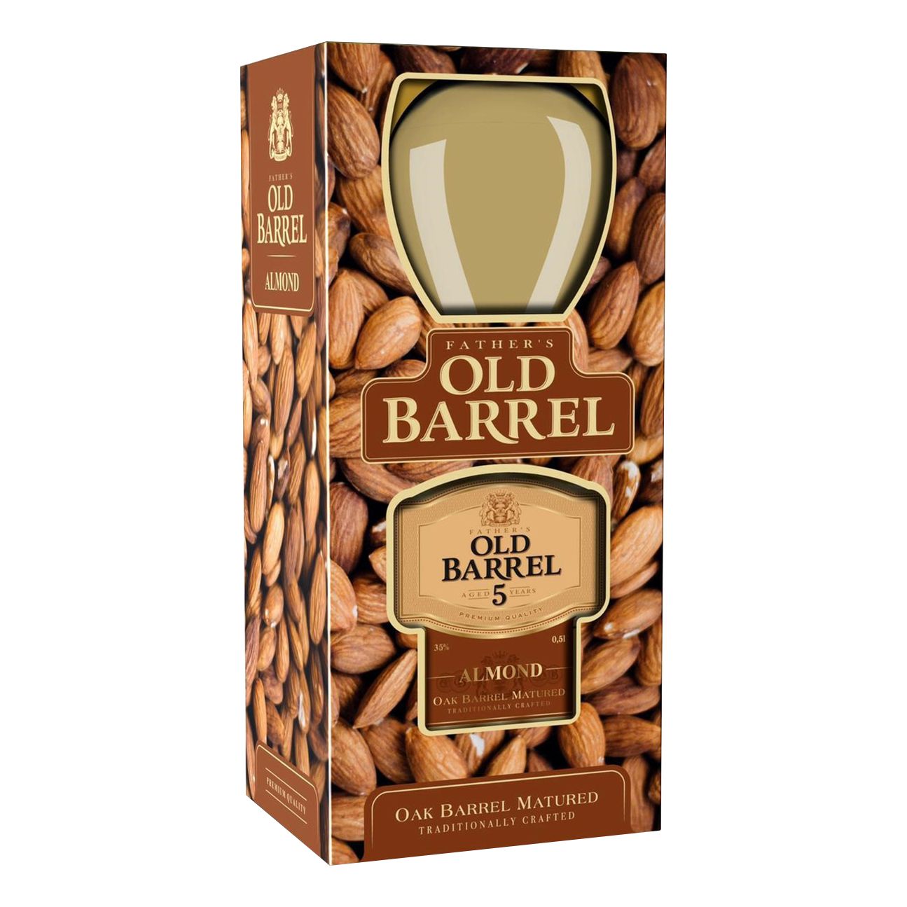 Коньяк Old Barrel 5 лет 0,5 л