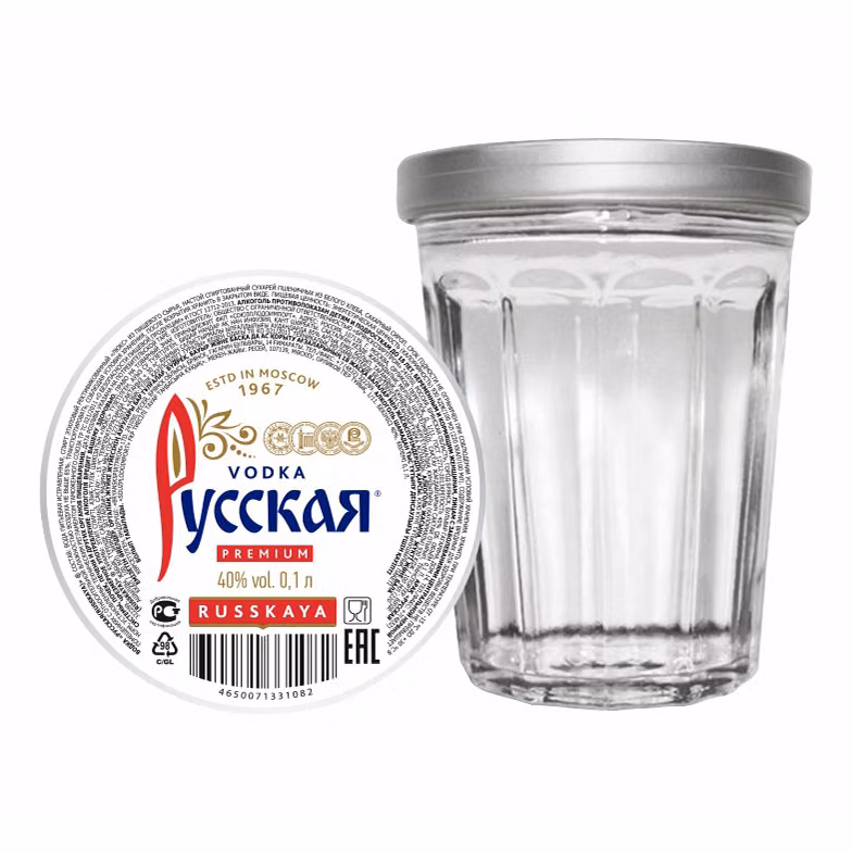 Водка Русская 0,1 л