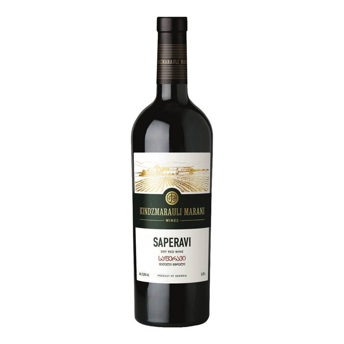 Красное сухое вино Kindzmarauli Marani Саперави 0,75 л
