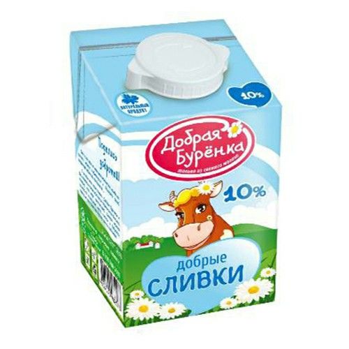 Сливки Добрая Буренка 500 мл