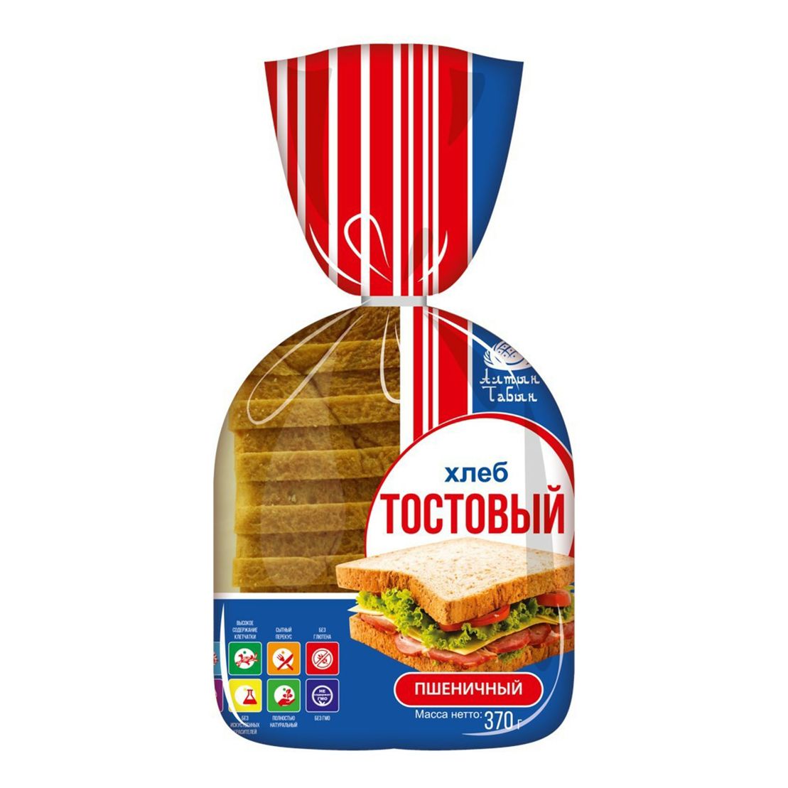 Хлеб для тостов Челны-Хлеб 370 г