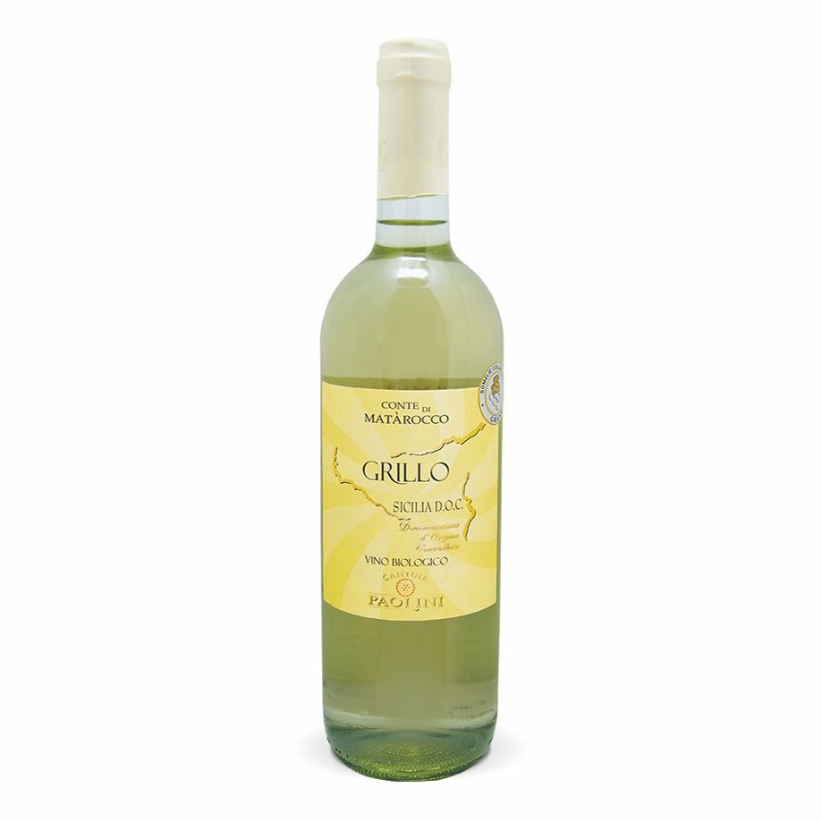 Белое сухое вино Conte di Matarocco 0,75 л