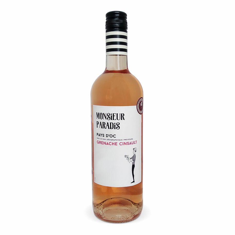 Розовое сухое вино Monsieur Paradis 0,75 л