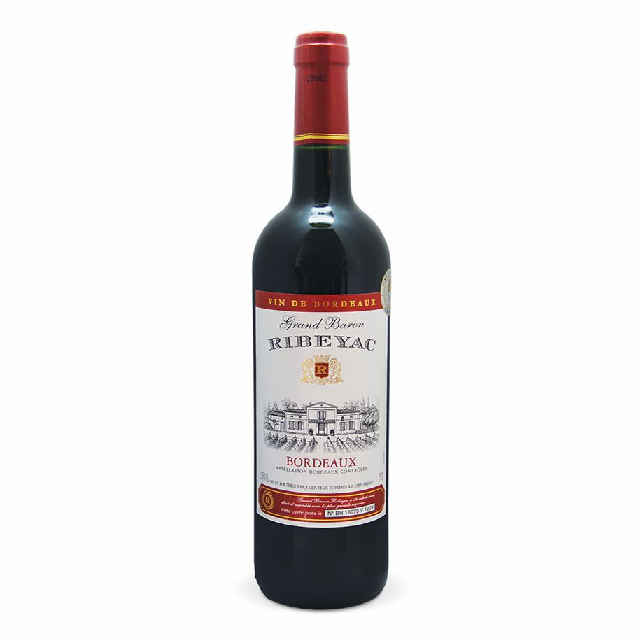 Красное сухое вино Grand Baron Ribeyac 0,75 л