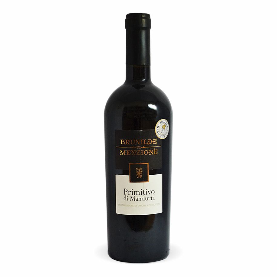 Красное сухое вино Brunilde di Menzione Примитиво 0,75 л