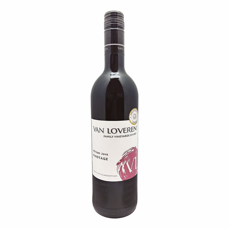 Красное сухое вино Van Loveren Пинотаж 0,75 л