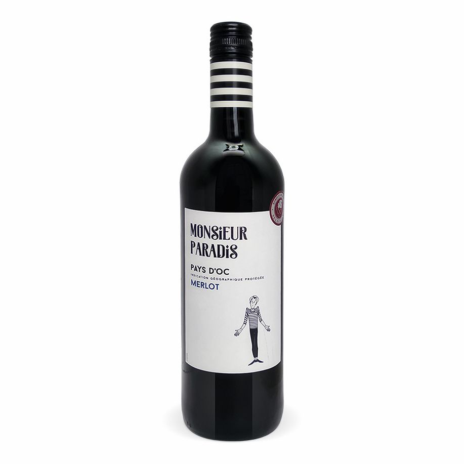 Красное сухое вино Monsieur Parad Мерло 0,75 л