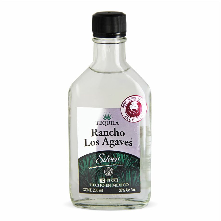 Текила Rancho Los Agaves сильвер 0,2 л
