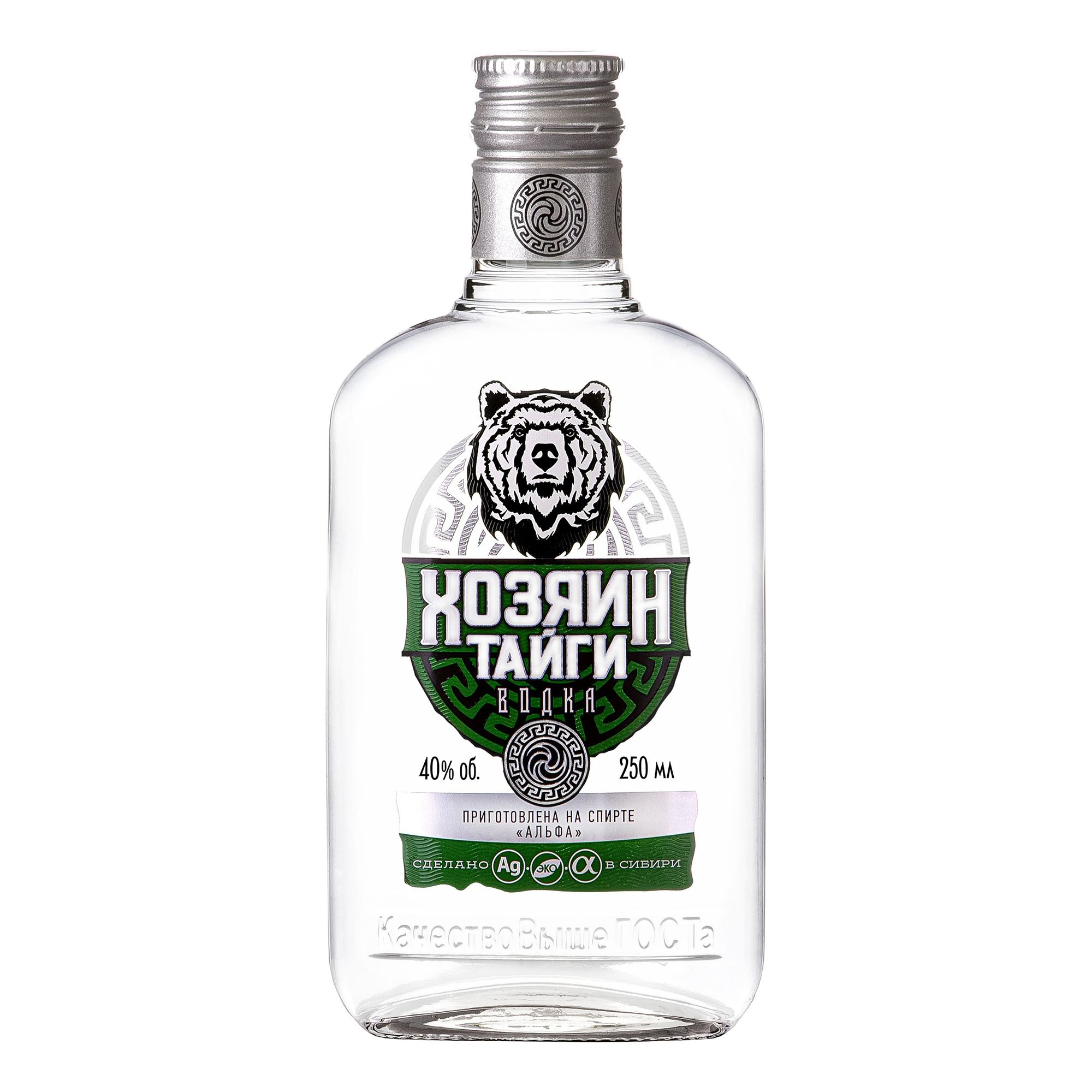 Водка Хозяин Тайги 0,25 л