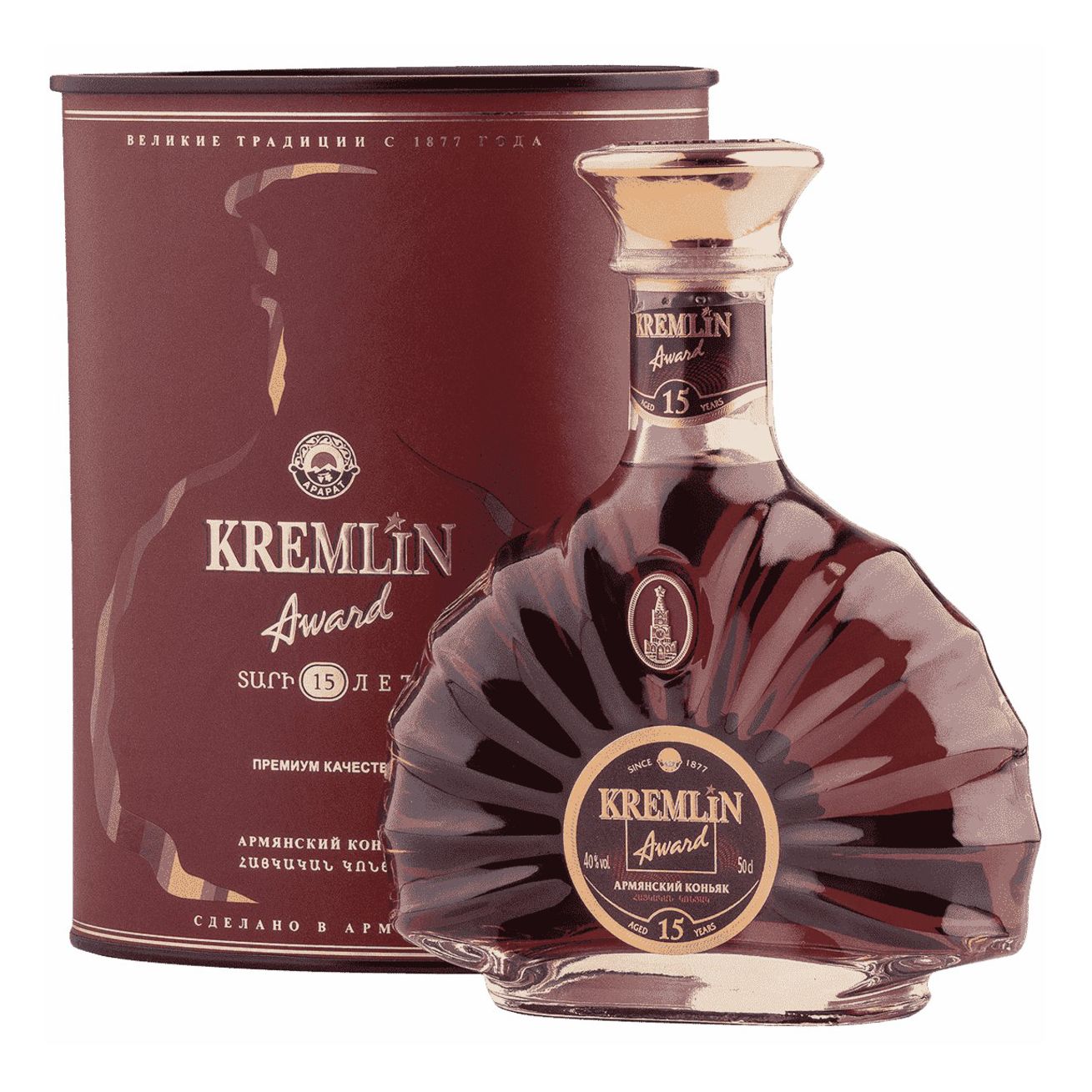 Коньяк Кремлин Extra 0,5 л