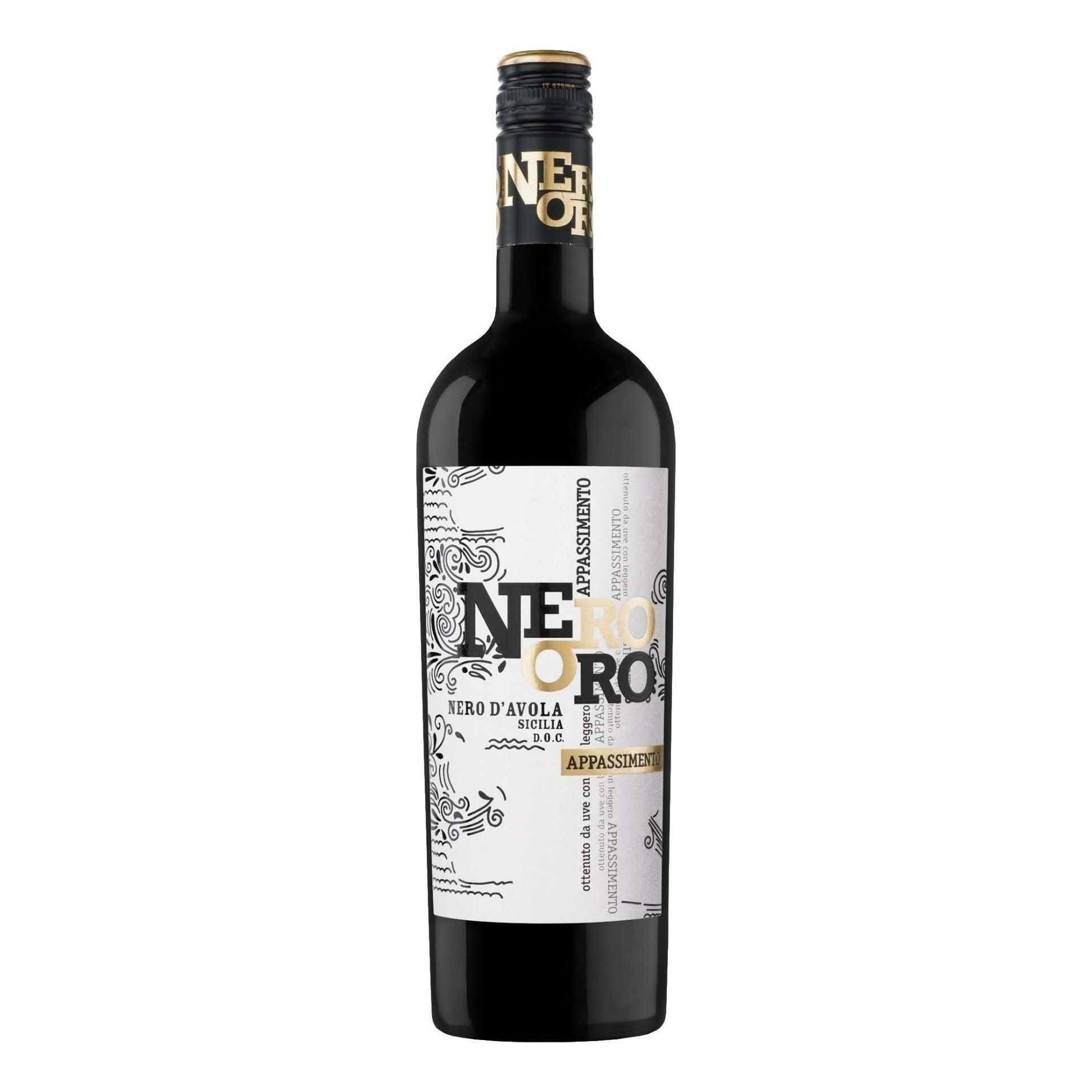 Красное полусухое вино Nero Oro 0,75 л