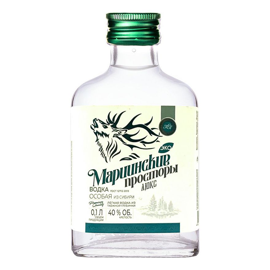 Водка Мариинские Просторы 0,1 л