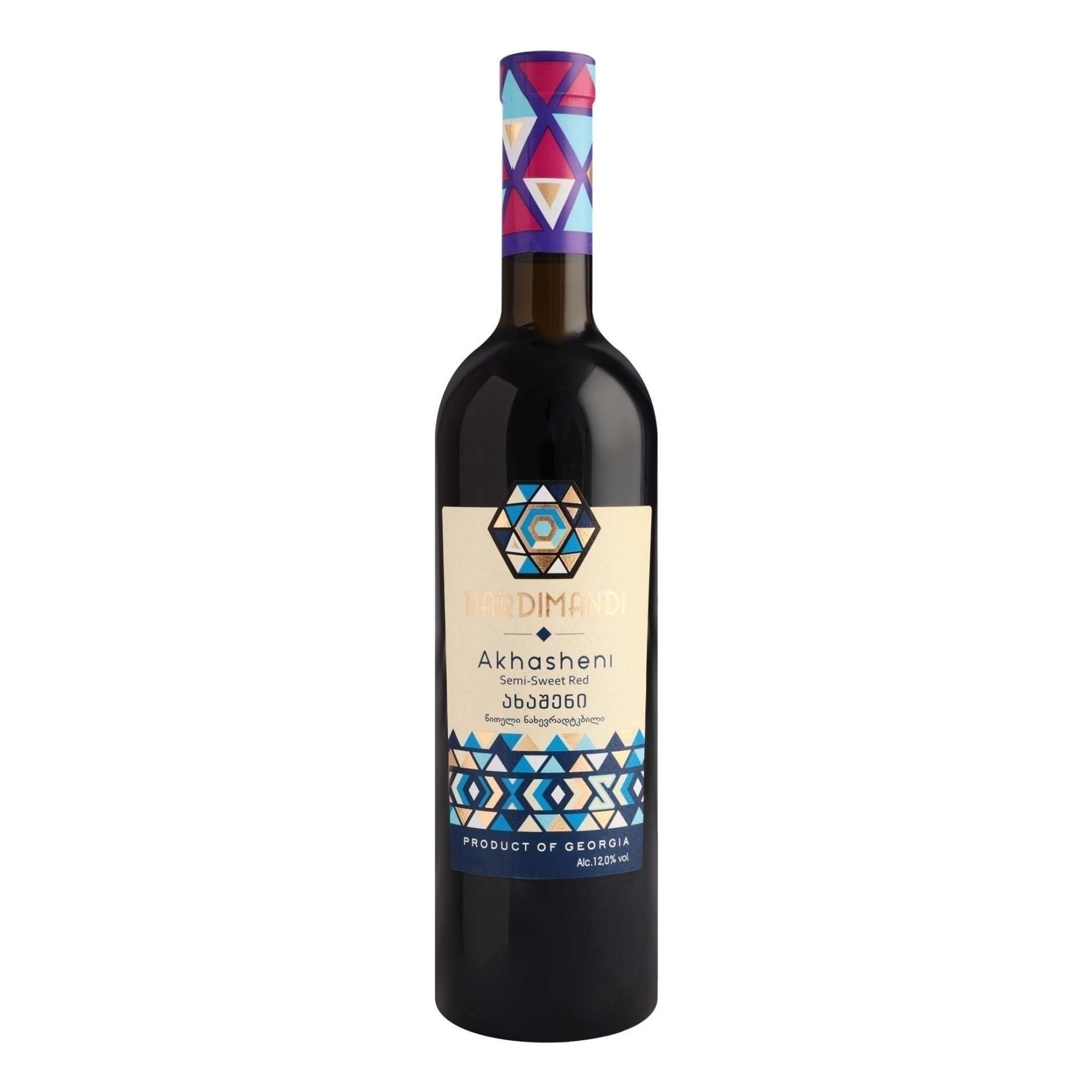 Красное полусладкое вино Dardimandi 0,75 л